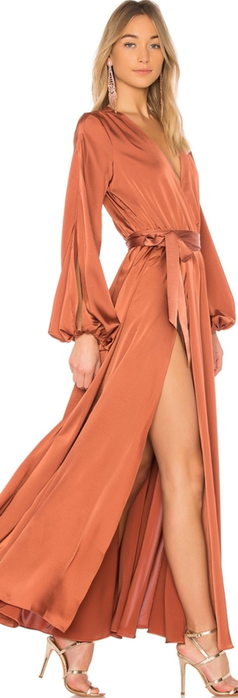 Eric gown  Michael costello xs, bronze